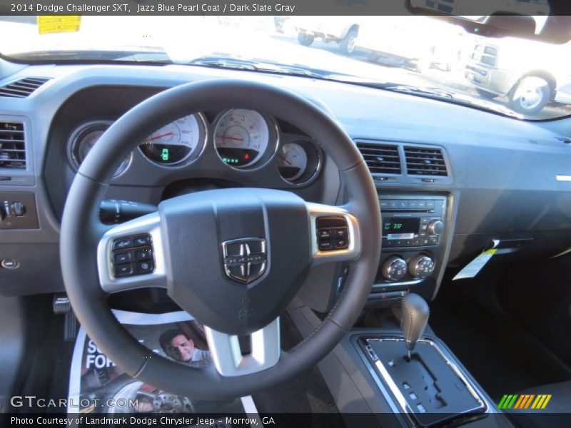 Jazz Blue Pearl Coat / Dark Slate Gray 2014 Dodge Challenger SXT