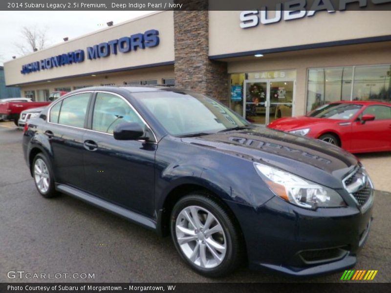 Deep Indigo Pearl / Ivory 2014 Subaru Legacy 2.5i Premium