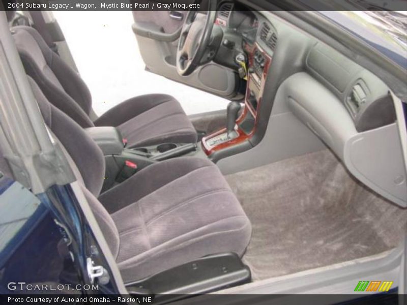 Mystic Blue Pearl / Gray Moquette 2004 Subaru Legacy L Wagon