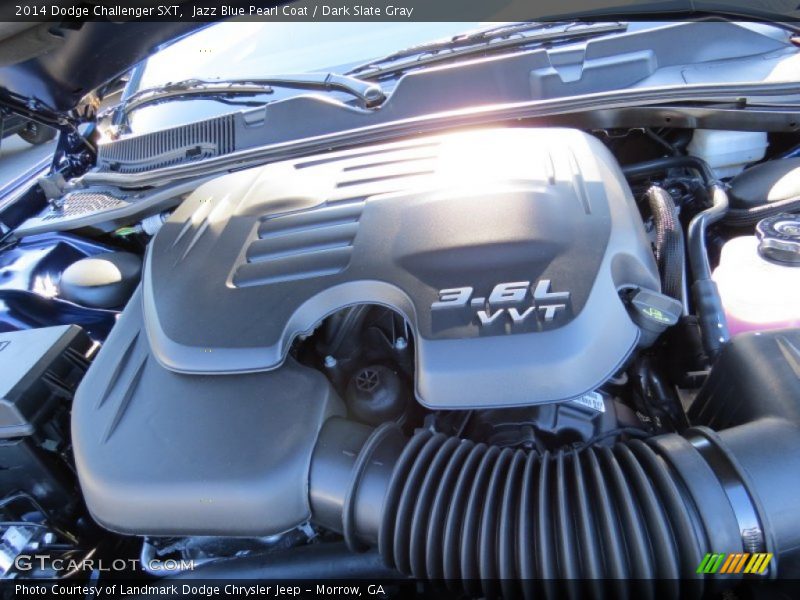 Jazz Blue Pearl Coat / Dark Slate Gray 2014 Dodge Challenger SXT