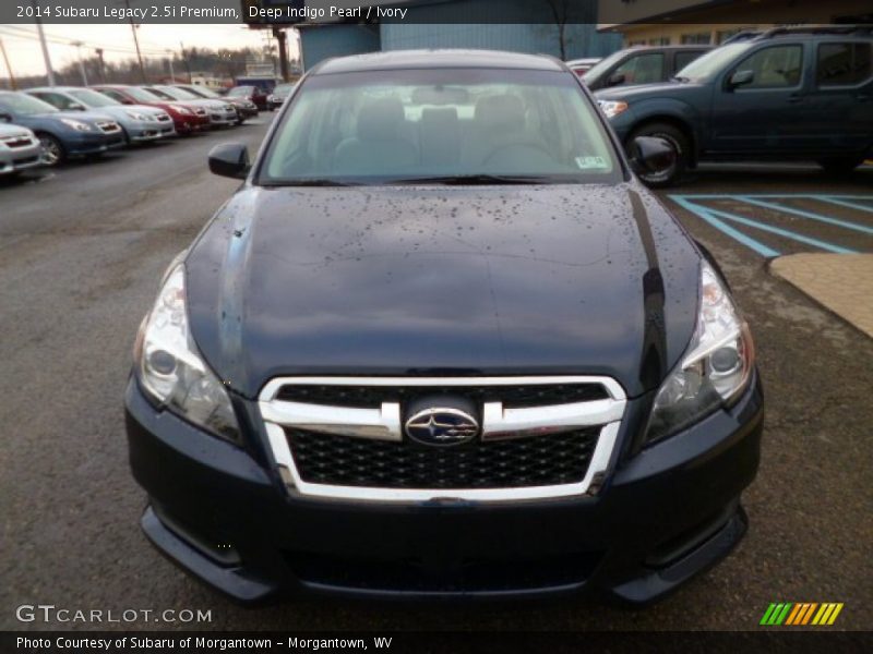 Deep Indigo Pearl / Ivory 2014 Subaru Legacy 2.5i Premium