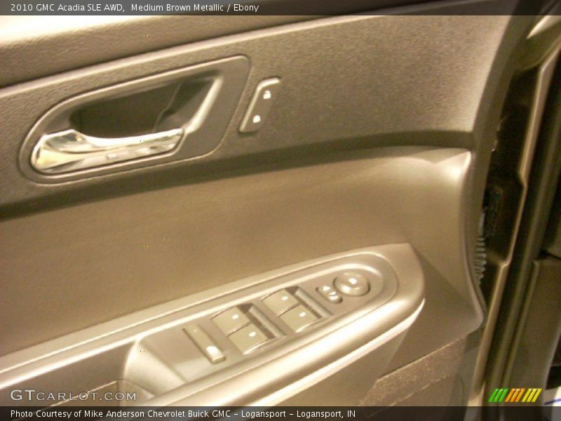 Medium Brown Metallic / Ebony 2010 GMC Acadia SLE AWD