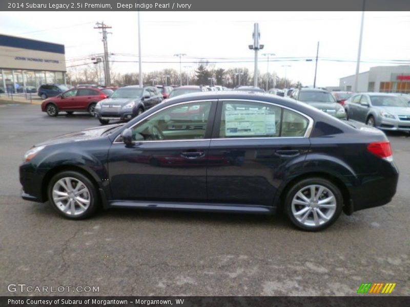 Deep Indigo Pearl / Ivory 2014 Subaru Legacy 2.5i Premium