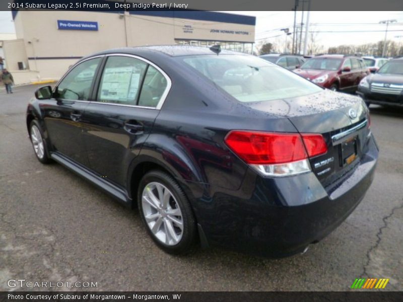 Deep Indigo Pearl / Ivory 2014 Subaru Legacy 2.5i Premium