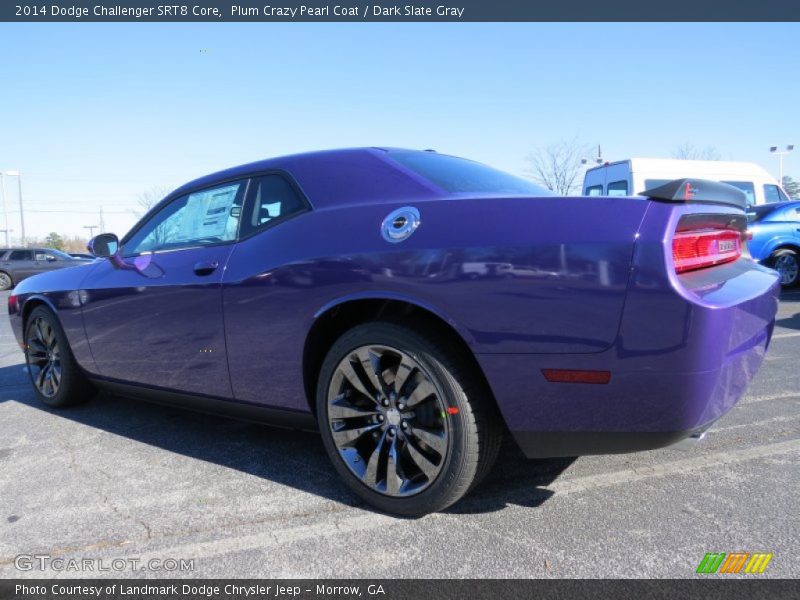 Plum Crazy Pearl Coat / Dark Slate Gray 2014 Dodge Challenger SRT8 Core