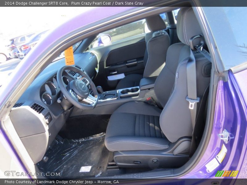 Plum Crazy Pearl Coat / Dark Slate Gray 2014 Dodge Challenger SRT8 Core