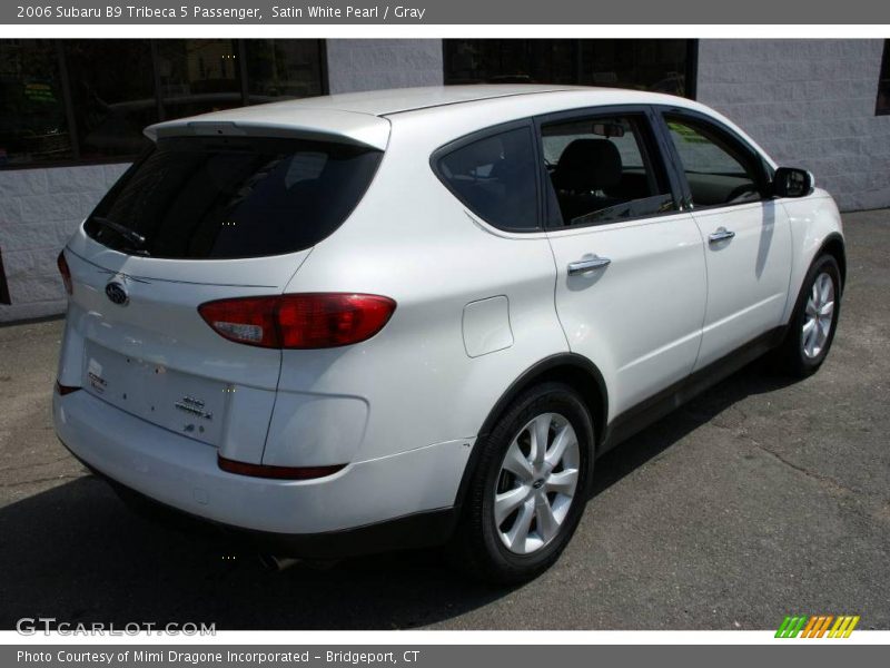 Satin White Pearl / Gray 2006 Subaru B9 Tribeca 5 Passenger