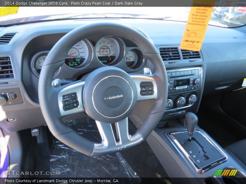 Plum Crazy Pearl Coat / Dark Slate Gray 2014 Dodge Challenger SRT8 Core