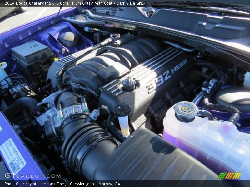 Plum Crazy Pearl Coat / Dark Slate Gray 2014 Dodge Challenger SRT8 Core