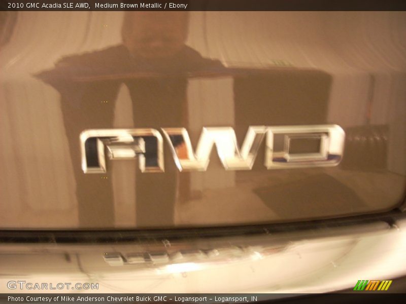 Medium Brown Metallic / Ebony 2010 GMC Acadia SLE AWD
