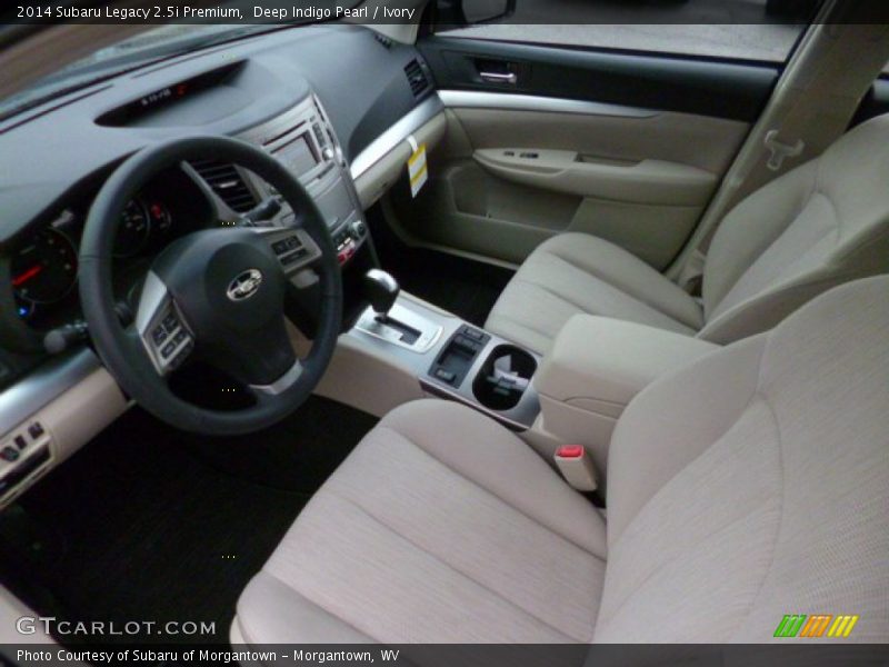 Deep Indigo Pearl / Ivory 2014 Subaru Legacy 2.5i Premium