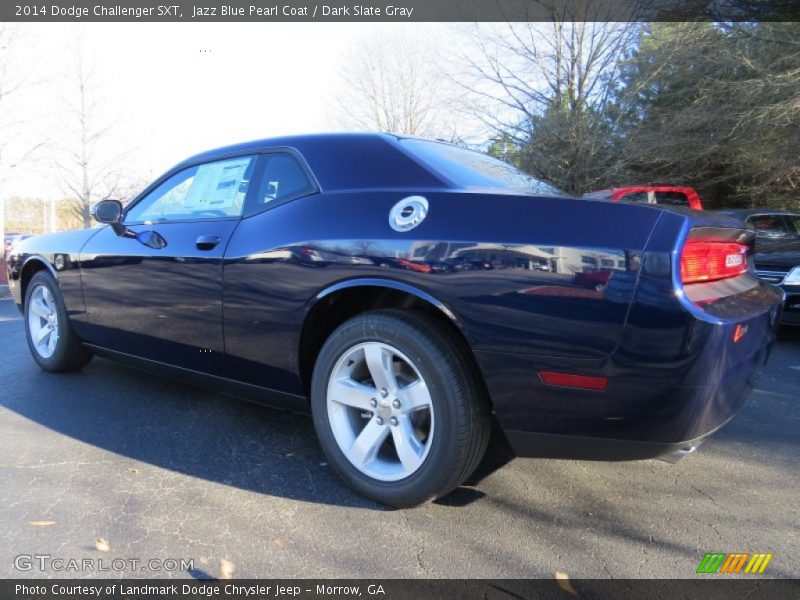 Jazz Blue Pearl Coat / Dark Slate Gray 2014 Dodge Challenger SXT