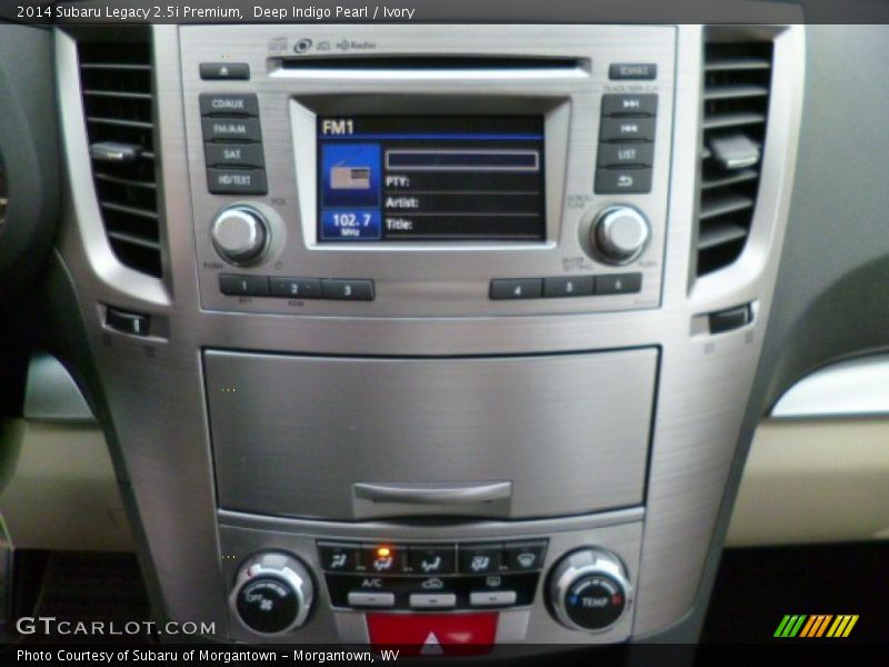 Deep Indigo Pearl / Ivory 2014 Subaru Legacy 2.5i Premium