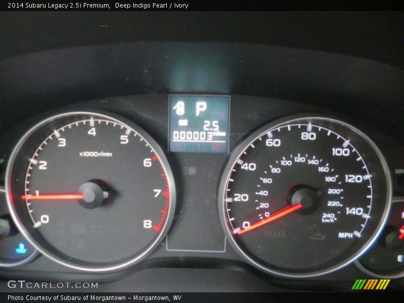 Deep Indigo Pearl / Ivory 2014 Subaru Legacy 2.5i Premium