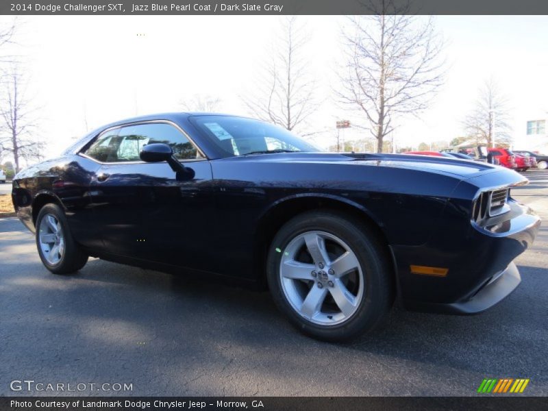 Jazz Blue Pearl Coat / Dark Slate Gray 2014 Dodge Challenger SXT