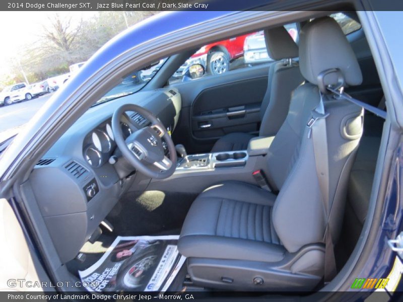 Jazz Blue Pearl Coat / Dark Slate Gray 2014 Dodge Challenger SXT
