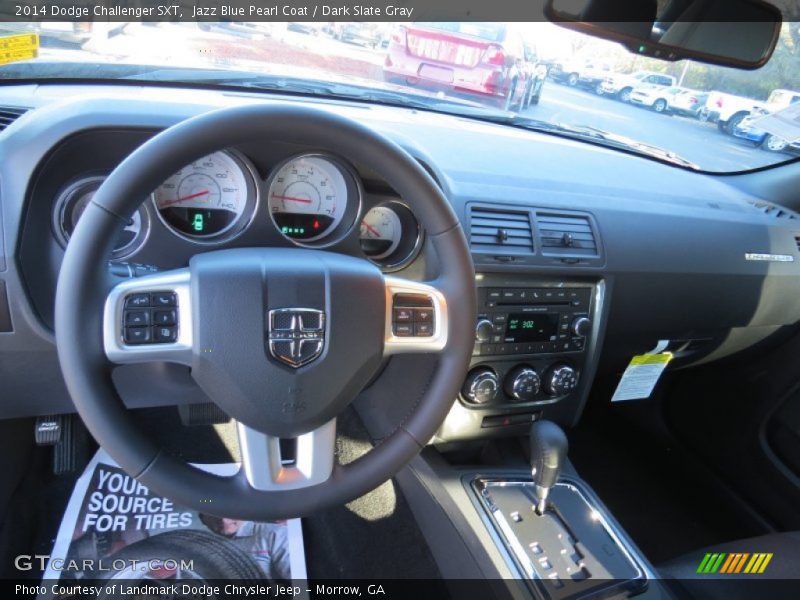 Jazz Blue Pearl Coat / Dark Slate Gray 2014 Dodge Challenger SXT