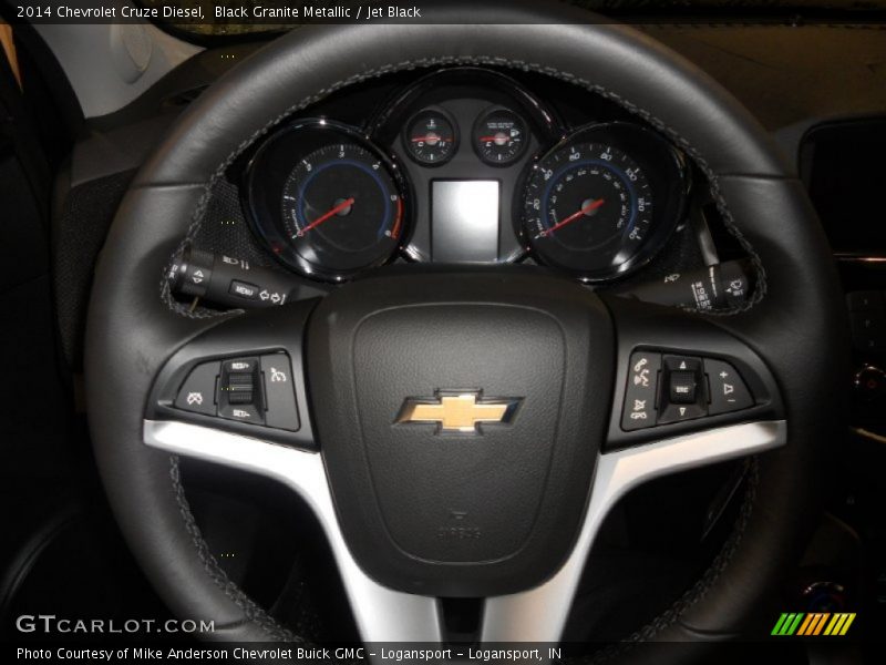 Black Granite Metallic / Jet Black 2014 Chevrolet Cruze Diesel
