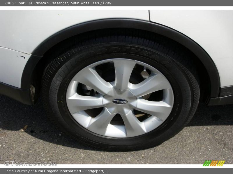 Satin White Pearl / Gray 2006 Subaru B9 Tribeca 5 Passenger
