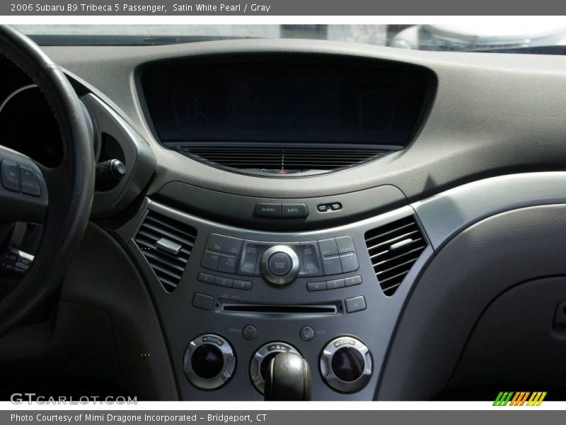 Satin White Pearl / Gray 2006 Subaru B9 Tribeca 5 Passenger