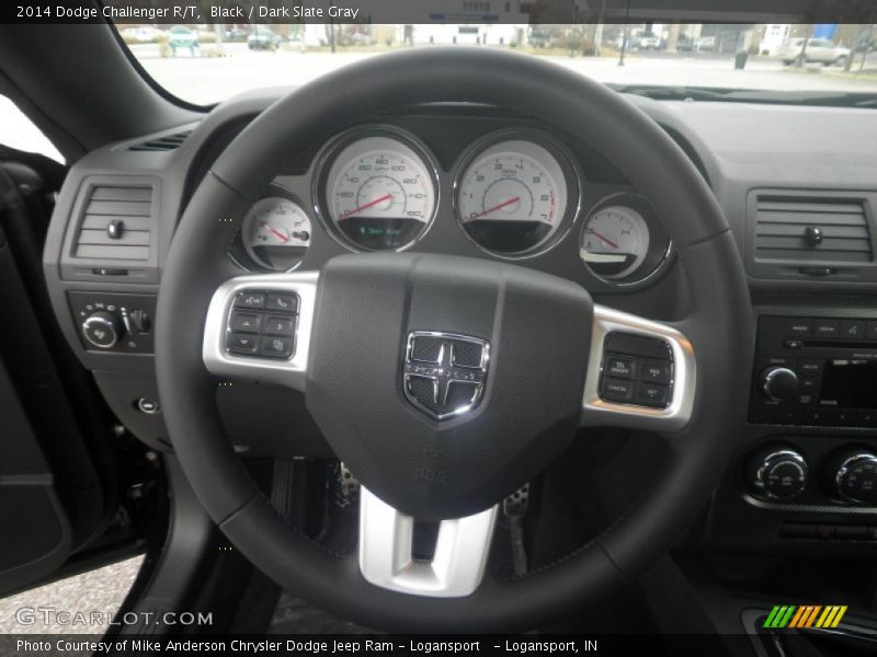 Black / Dark Slate Gray 2014 Dodge Challenger R/T