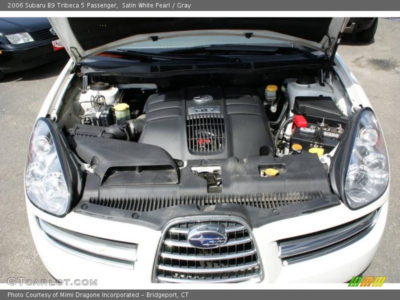 Satin White Pearl / Gray 2006 Subaru B9 Tribeca 5 Passenger