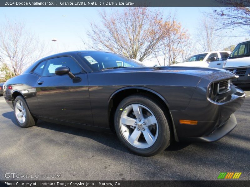 Granite Crystal Metallic / Dark Slate Gray 2014 Dodge Challenger SXT
