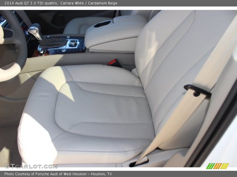 Carrara White / Cardamom Beige 2014 Audi Q7 3.0 TDI quattro