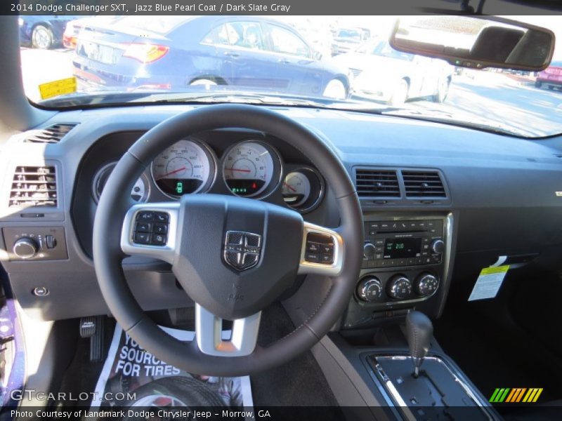 Jazz Blue Pearl Coat / Dark Slate Gray 2014 Dodge Challenger SXT