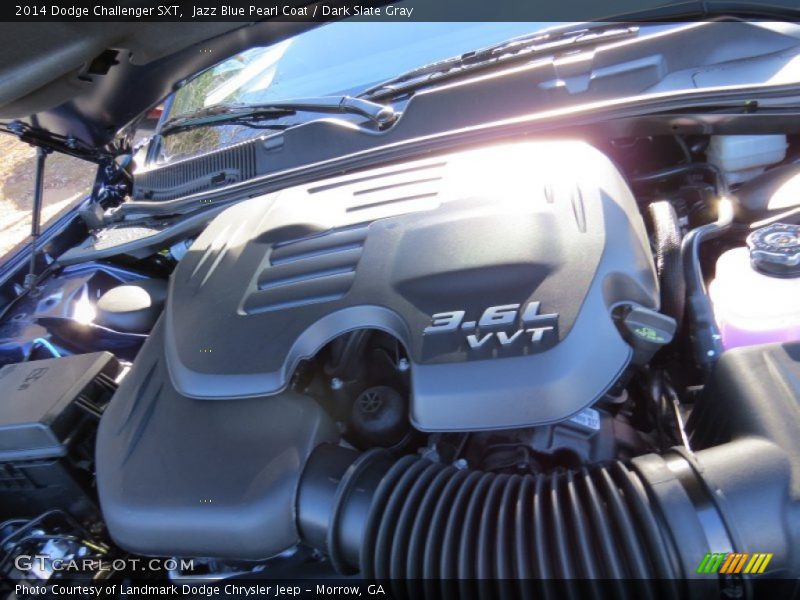 Jazz Blue Pearl Coat / Dark Slate Gray 2014 Dodge Challenger SXT