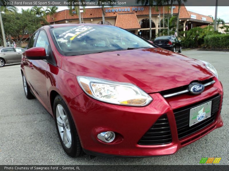 Red Candy Metallic / Two-Tone Sport 2012 Ford Focus SE Sport 5-Door