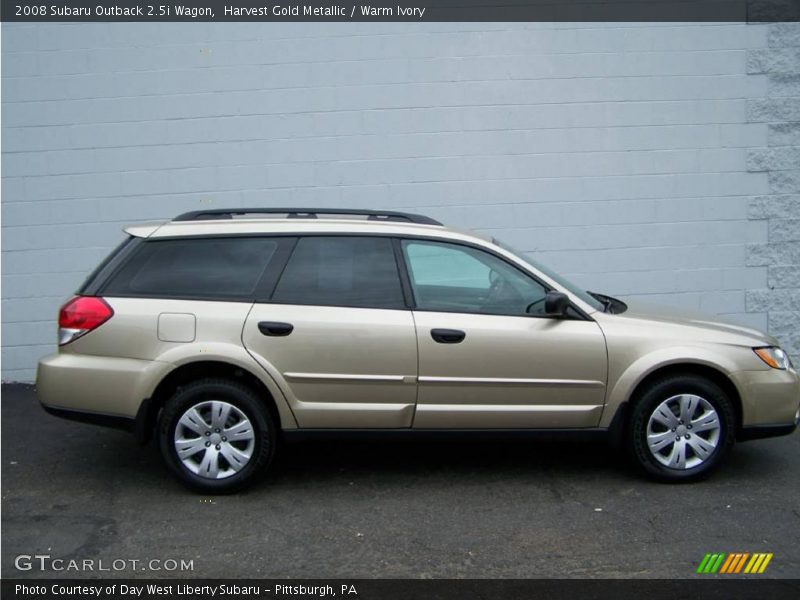 Harvest Gold Metallic / Warm Ivory 2008 Subaru Outback 2.5i Wagon