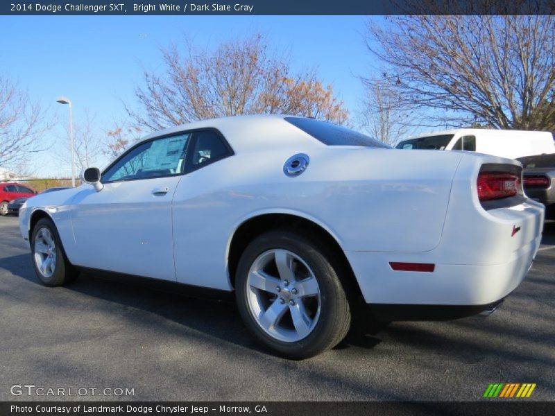 Bright White / Dark Slate Gray 2014 Dodge Challenger SXT