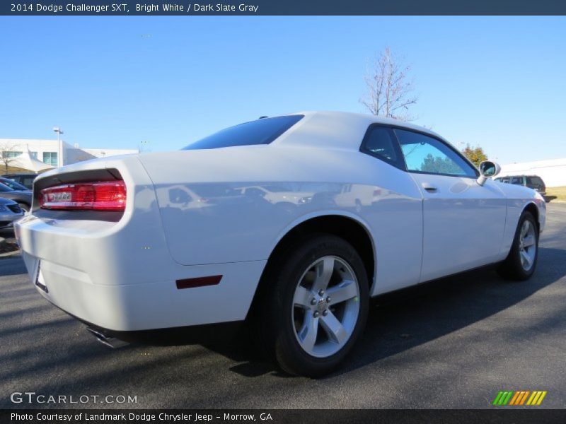 Bright White / Dark Slate Gray 2014 Dodge Challenger SXT