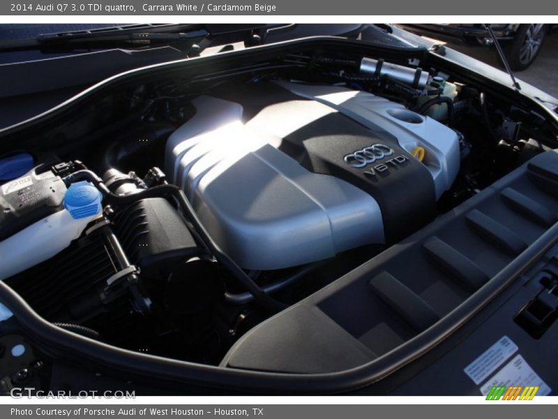 Carrara White / Cardamom Beige 2014 Audi Q7 3.0 TDI quattro