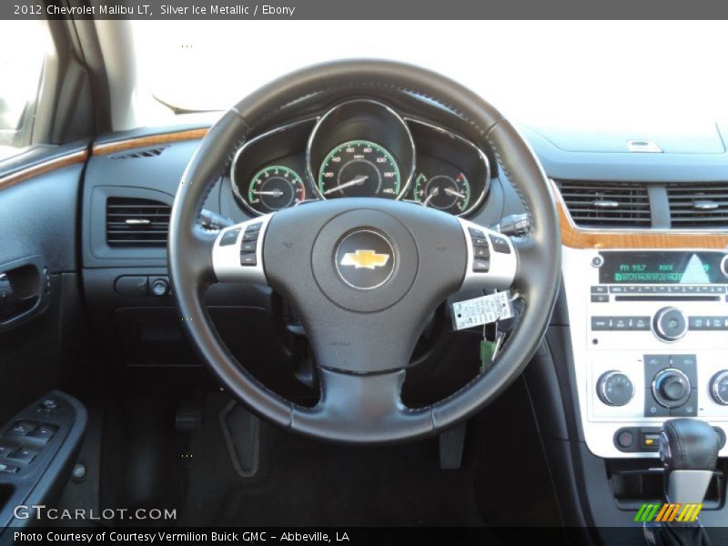 Silver Ice Metallic / Ebony 2012 Chevrolet Malibu LT