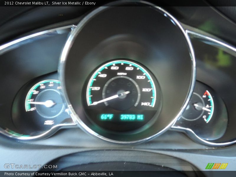Silver Ice Metallic / Ebony 2012 Chevrolet Malibu LT