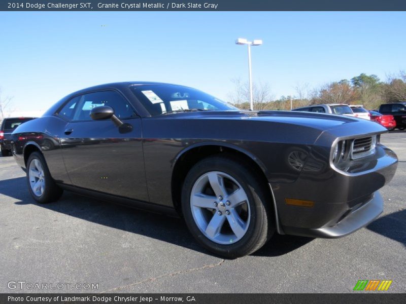 Granite Crystal Metallic / Dark Slate Gray 2014 Dodge Challenger SXT