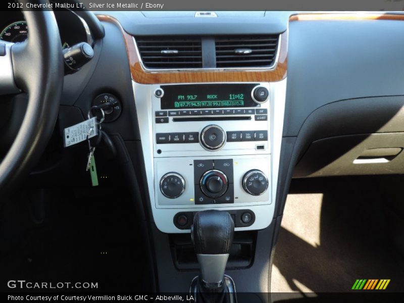 Silver Ice Metallic / Ebony 2012 Chevrolet Malibu LT