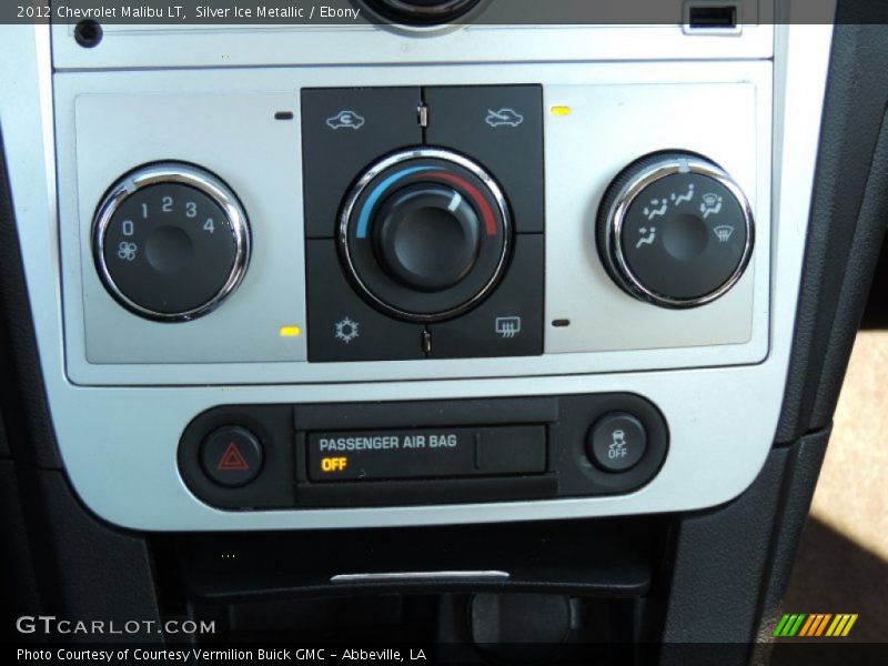 Silver Ice Metallic / Ebony 2012 Chevrolet Malibu LT