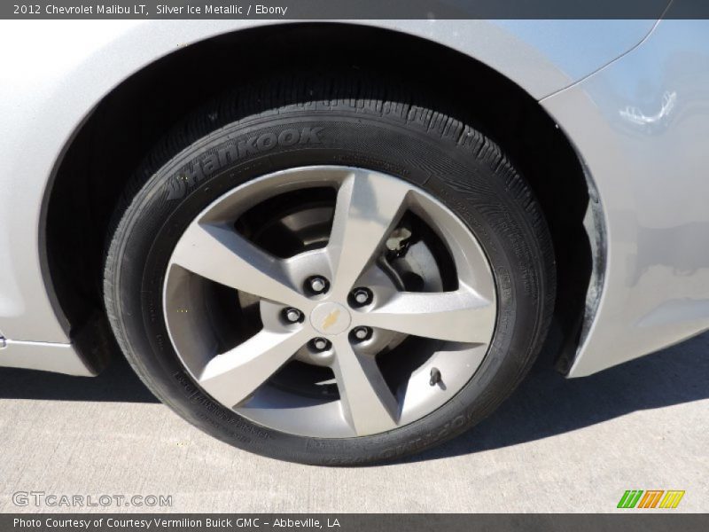 Silver Ice Metallic / Ebony 2012 Chevrolet Malibu LT