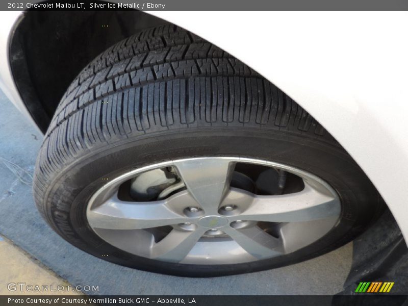Silver Ice Metallic / Ebony 2012 Chevrolet Malibu LT