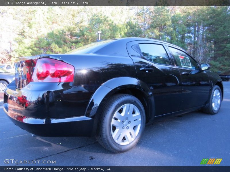 Black Clear Coat / Black 2014 Dodge Avenger SE