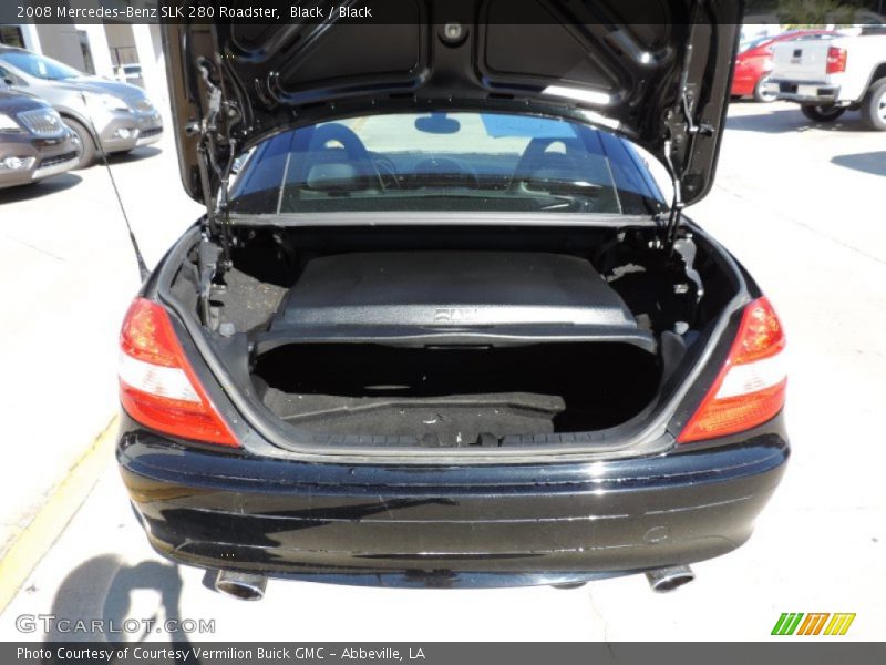 Black / Black 2008 Mercedes-Benz SLK 280 Roadster