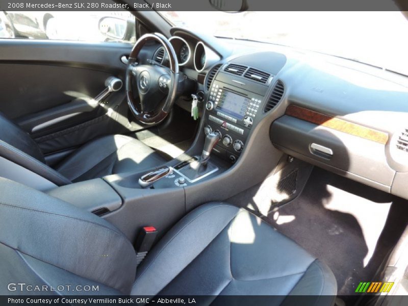 Black / Black 2008 Mercedes-Benz SLK 280 Roadster