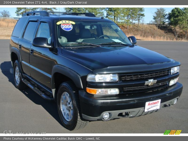 Black / Gray/Dark Charcoal 2004 Chevrolet Tahoe Z71 4x4