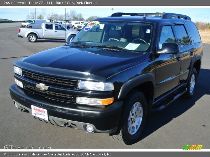 Black / Gray/Dark Charcoal 2004 Chevrolet Tahoe Z71 4x4