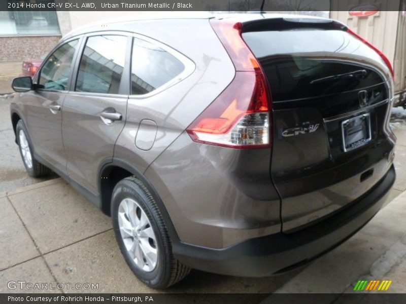 Urban Titanium Metallic / Black 2014 Honda CR-V EX-L AWD