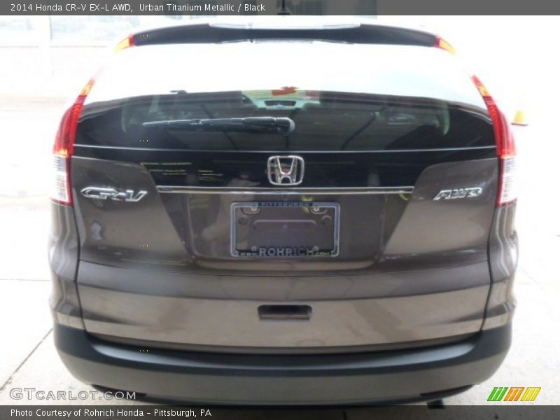 Urban Titanium Metallic / Black 2014 Honda CR-V EX-L AWD