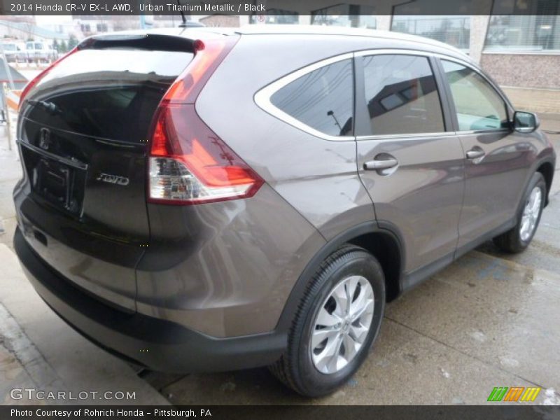 Urban Titanium Metallic / Black 2014 Honda CR-V EX-L AWD